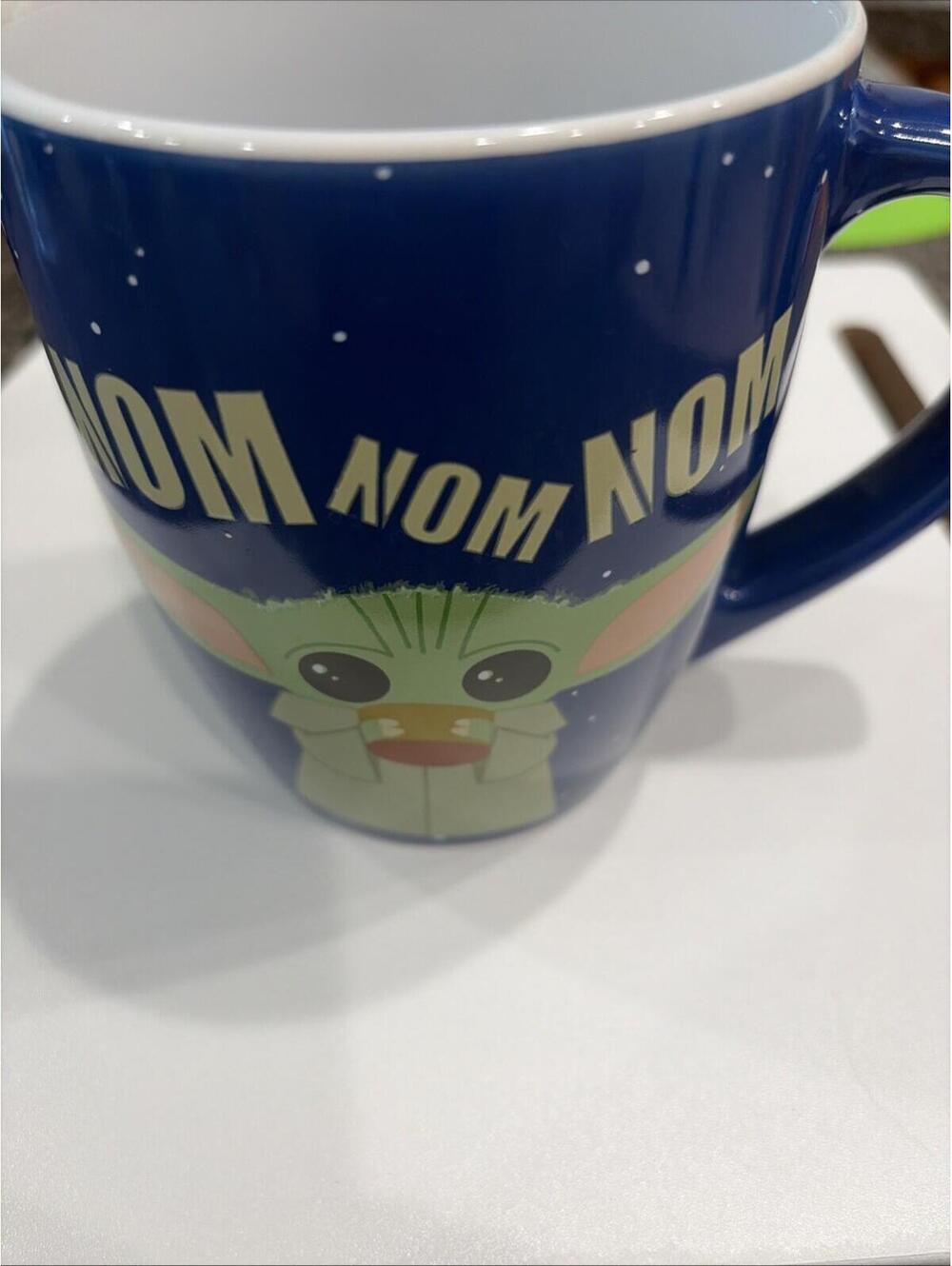 Oversized Baby Yoda Star Wars Mandalorian ‘Nom Nom Nom’ 25oz Ceramic 5” Mug